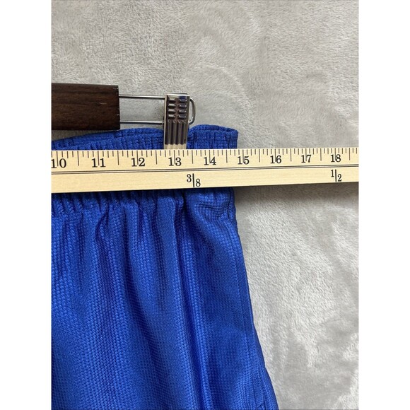 Nike Basketball Shorts Men’s S Bright Blue 9" Inseam Athletic Drawstring Waist - Picture 6 of 8